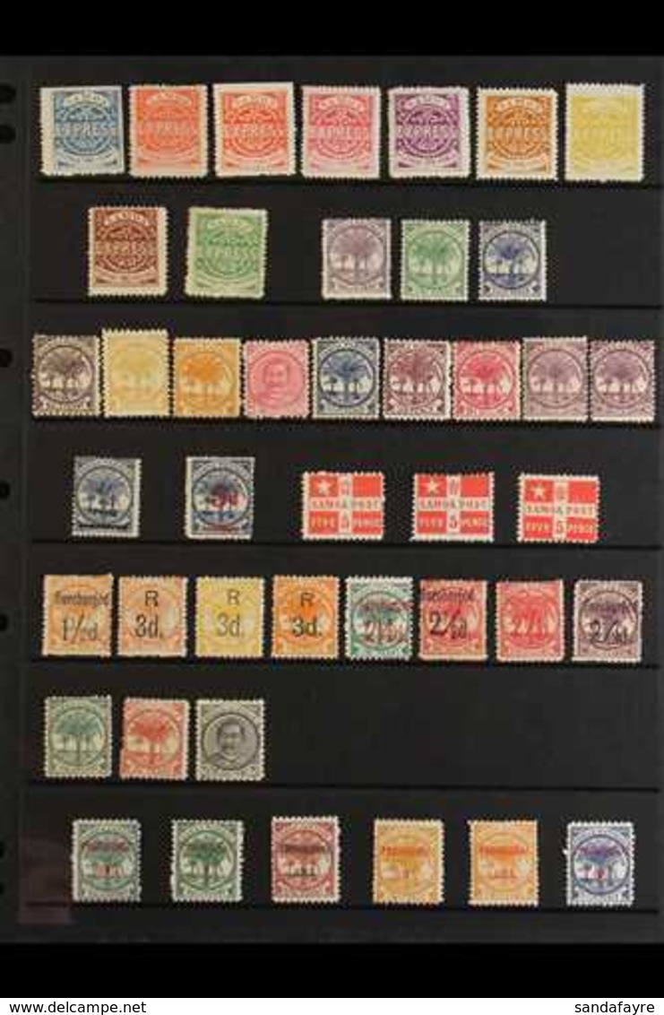 1886-1962 FINE MINT COLLECTION ALL DIFFERENT Collection With Many Better Values & Complete Sets, Incl. A Selection Of "E - Samoa
