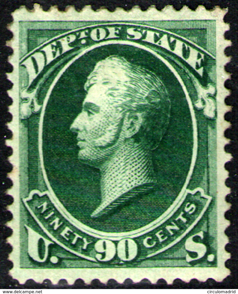 Estados Unidos ( Servicio) Nº 20. Año 1873 - Sonstige & Ohne Zuordnung