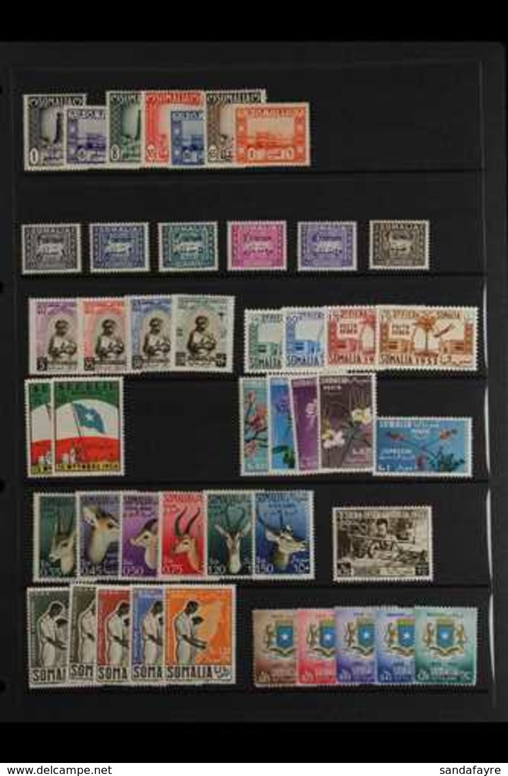 ITALIAN TRUST  TERRITORY 1950-1960 NEVER HINGED MINT All Different Collection. With 1950 Definitives Range To 1s, 1950 P - Somalie (1960-...)