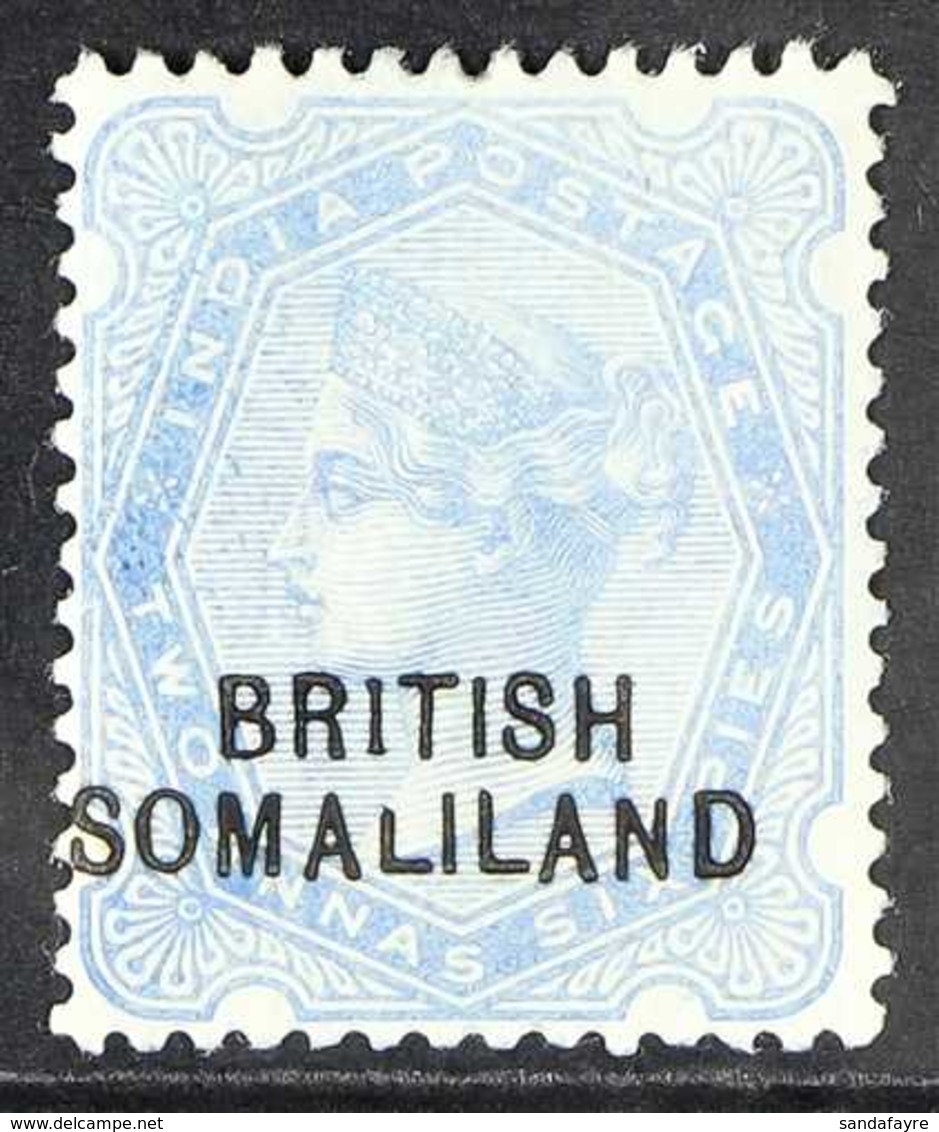 1903 2½a Ultramarine Overprint At Top With "BR1TISH" Variety, SG 4b, Fine Mint, Scarce. For More Images, Please Visit Ht - Somaliland (Herrschaft ...-1959)