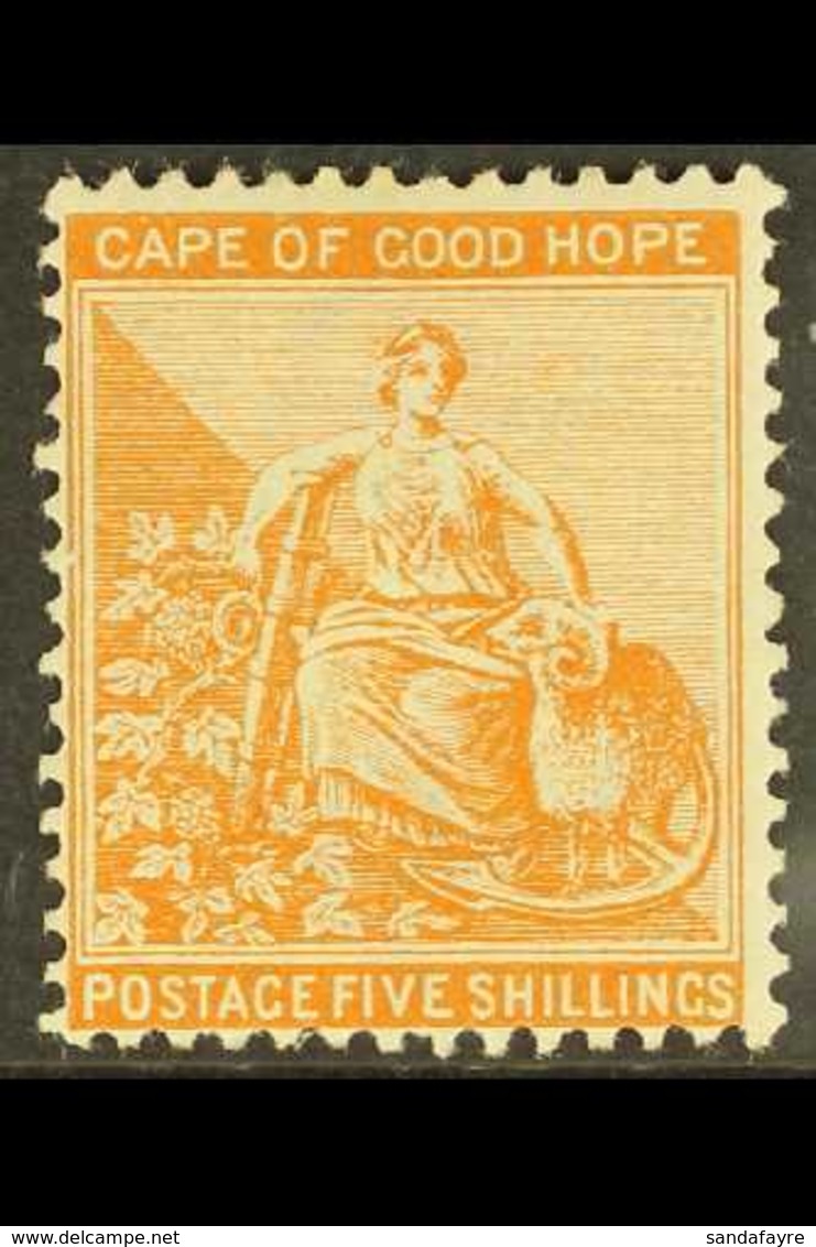 CAPE 1893-8 5s Brown-orange, Wmk Anchor, SG 68, Good To Fine Mint. For More Images, Please Visit Http://www.sandafayre.c - Ohne Zuordnung