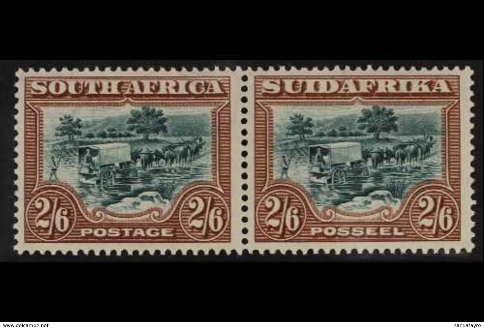 1927-30 2s6d Green & Brown, SG 37, Very Fine Mint (2 Stamps) For More Images, Please Visit Http://www.sandafayre.com/ite - Ohne Zuordnung