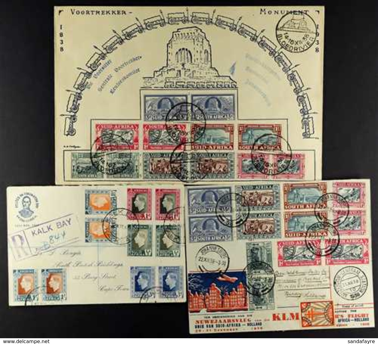 1937-52 COMMEMORATIVE & FIRST DAY COVERS, Incl. 1937 Coronation On Illustrated First Day Cover, 1938 Voortrekker Sets Wi - Unclassified