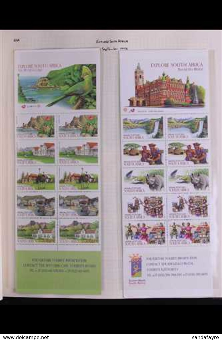 1993-99 BOOKLETS COLLECTION ALL DIFFERENT, Includes 1993 Tourism Set Of Five, 1995-6 "Easipost" Rhino Booklets Various D - Unclassified