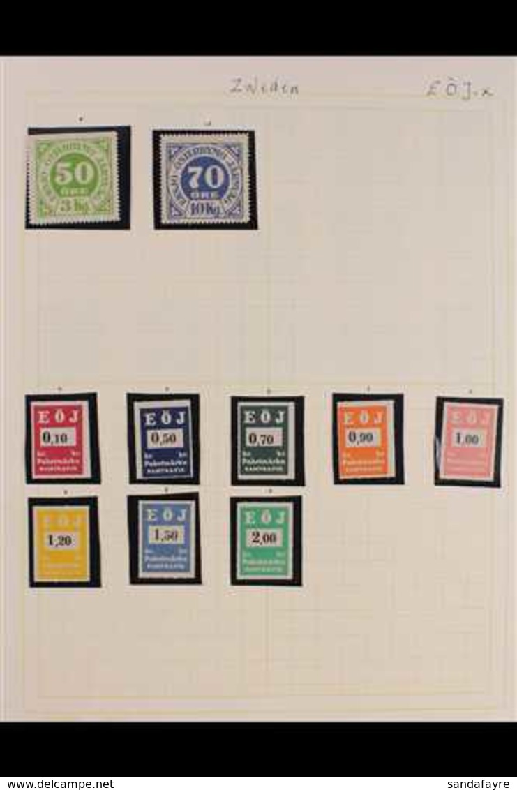 RAILWAY COMPANY STAMPS High Quality ALL DIFFERENT Collection In An Album, Mint And Used, Mostly Never Hinged Mint. With  - Other & Unclassified