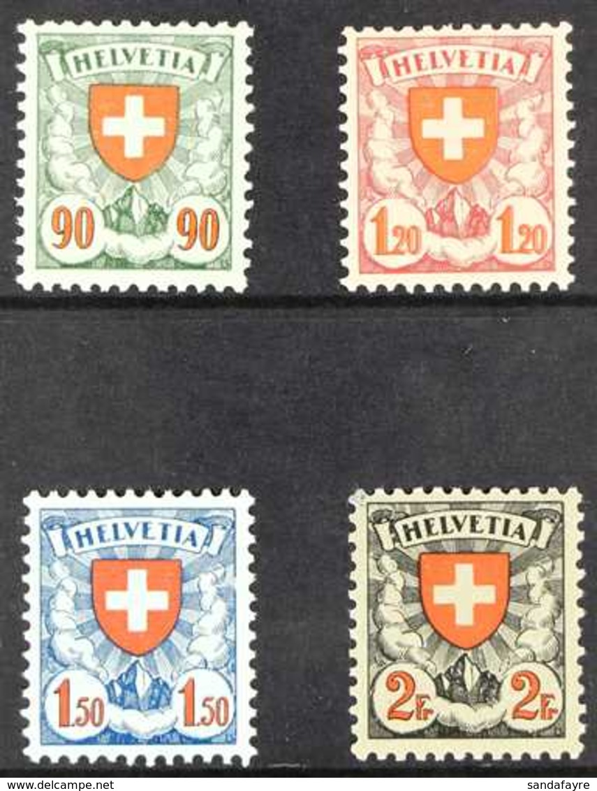 1933-34 Shield & Red Value Set, Grilled Gum, Mi 194z/197z, SG 329a/332a, Never Hinged Mint (4 Stamps) For More Images, P - Sonstige & Ohne Zuordnung