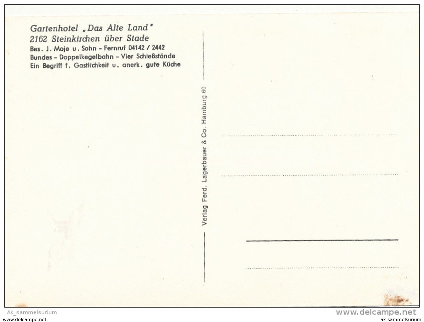 Steinkirchen / Stade (D-A152) - Stade