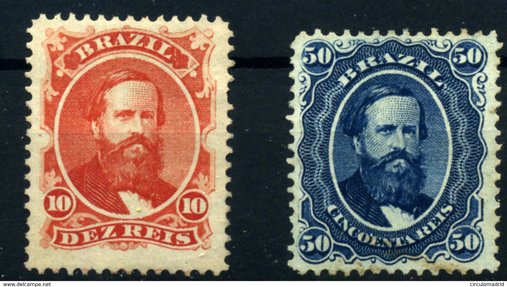 Brasil Nº 23, 25. Año 1866. - Unused Stamps