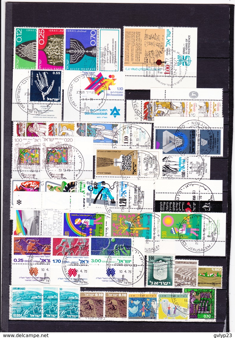 UN LOT DE 158 TIMBRES OBLITéRéS  DONT MULTIPLES - Collezioni & Lotti