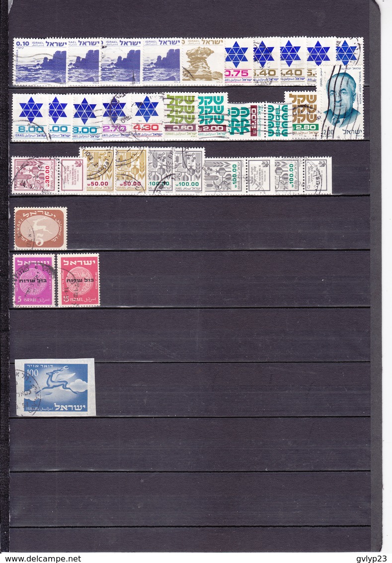 UN LOT DE 158 TIMBRES OBLITéRéS  DONT MULTIPLES - Collezioni & Lotti