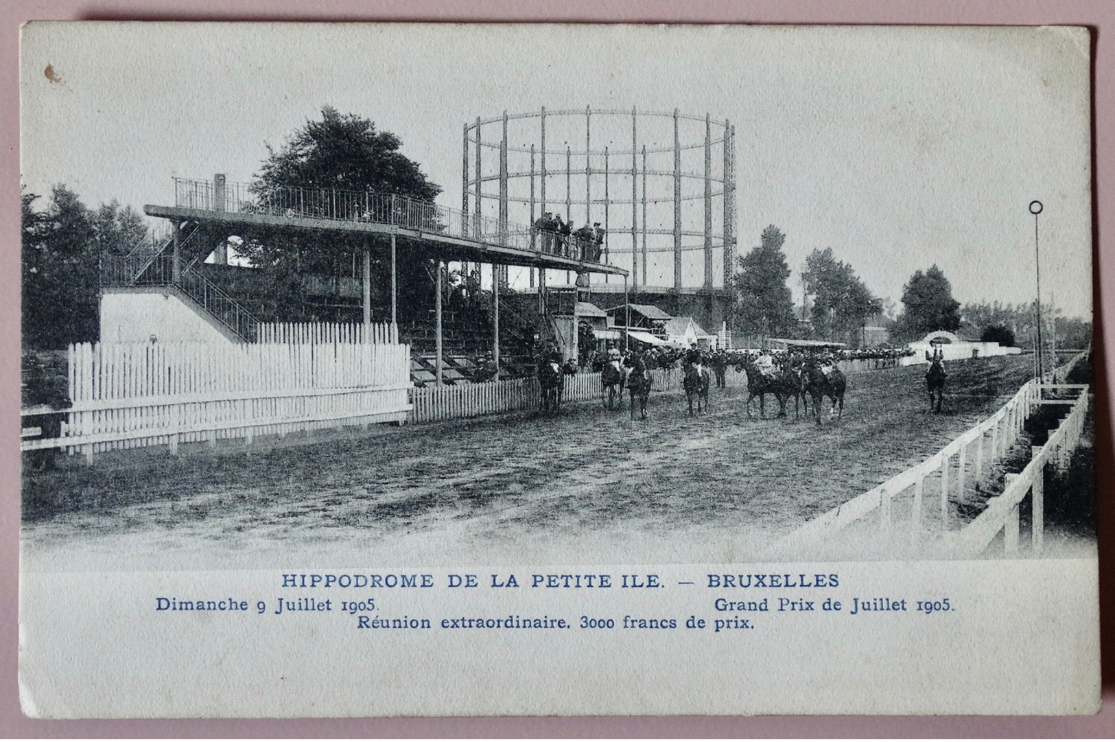 Bruxelles - Hippodrome De La Petite île - Dimanche 9 Juillet 1905 - Grand Prix De Juillet 1905 - Autres & Non Classés