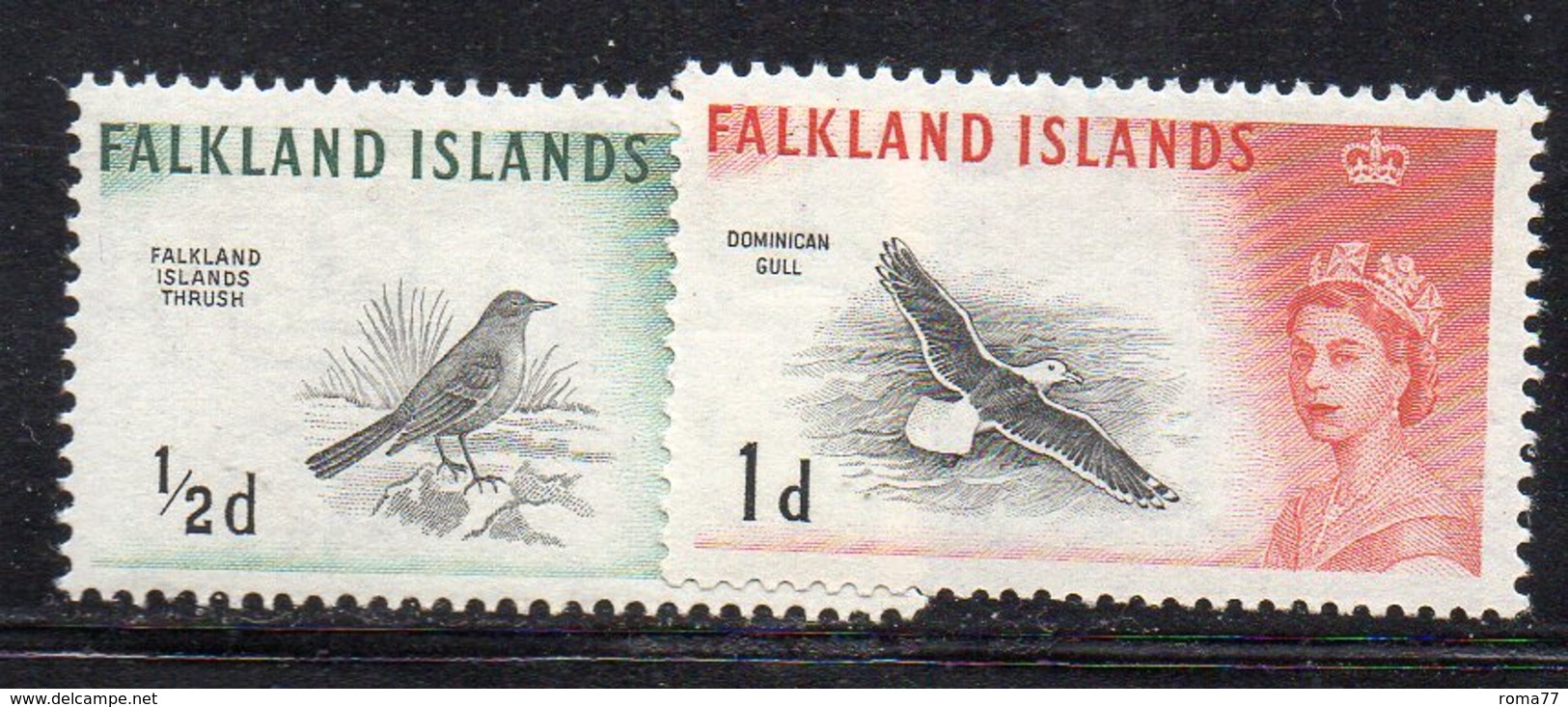 APR2129 - FALKLAND 1960 , Due Valori Integri ***  (2380A) - Falkland