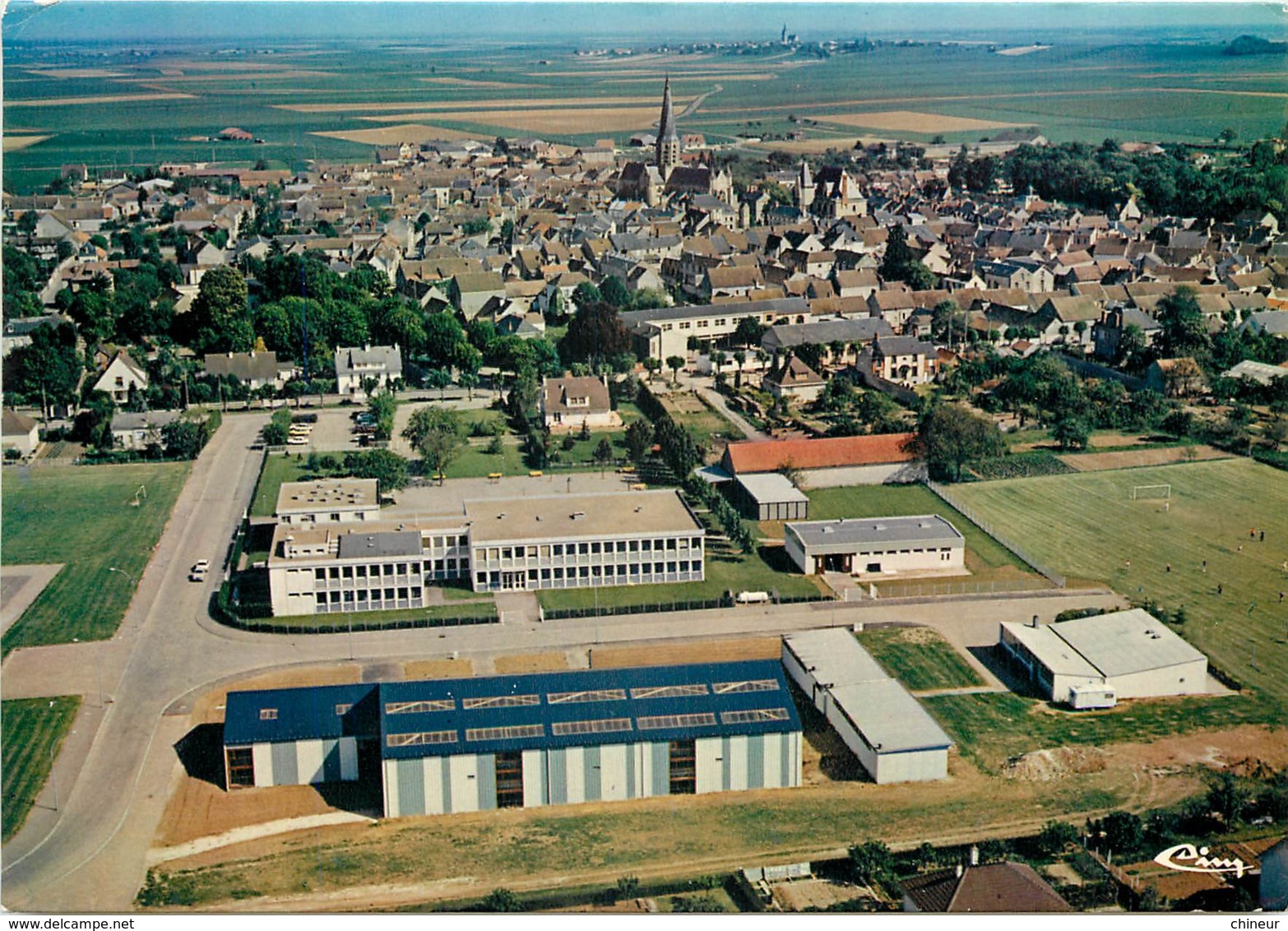 PUISEAUX VUE GENERALE AERIENNE - Puiseaux