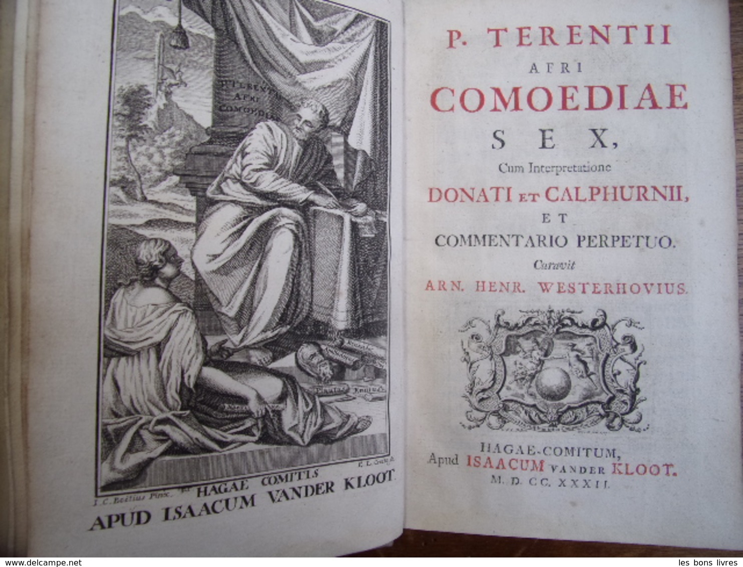 P. TERENTII Afri Comodiea Sexe. Cum Interpreatione Donati Et Calphurnii (RARE) - Jusque 1700