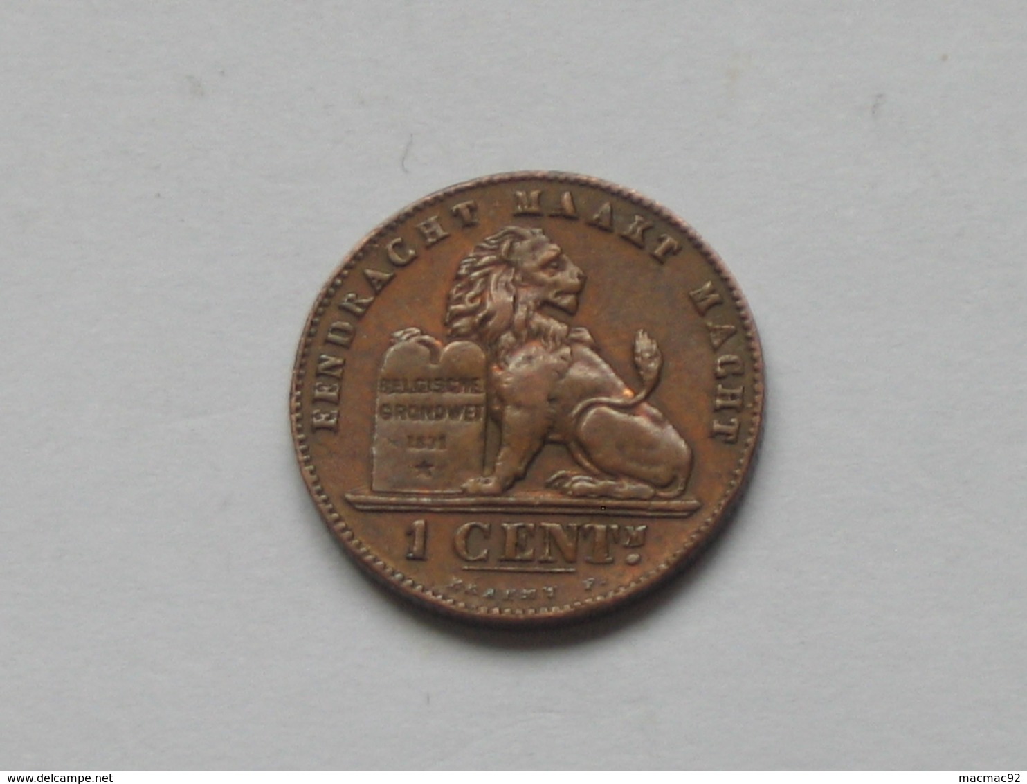 Belgique 1 Centime 1901 - Albert  Roi Des Belges   **** EN ACHAT IMMEDIAT **** - 1 Cent