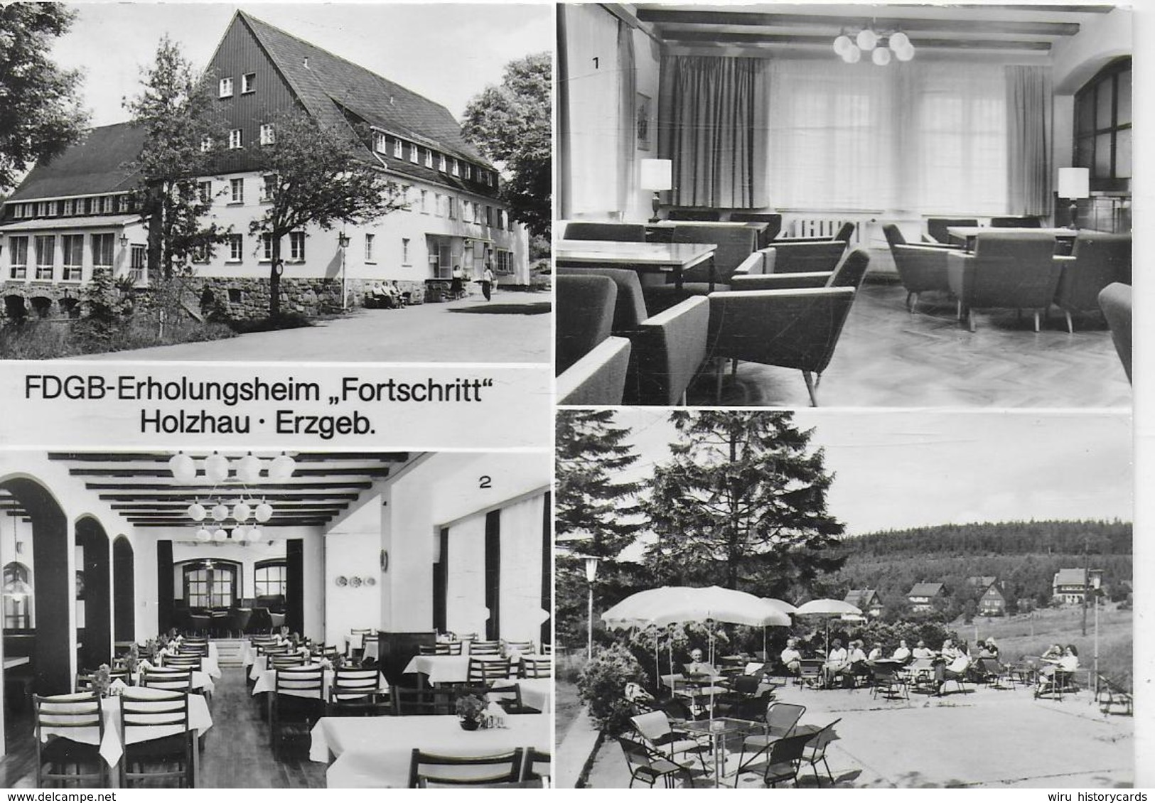 AK 0412  Holzhau - FDGB-Erholungsheim " Fortschritt " / Ostalgie , DDR Um 1978 - Holzhau