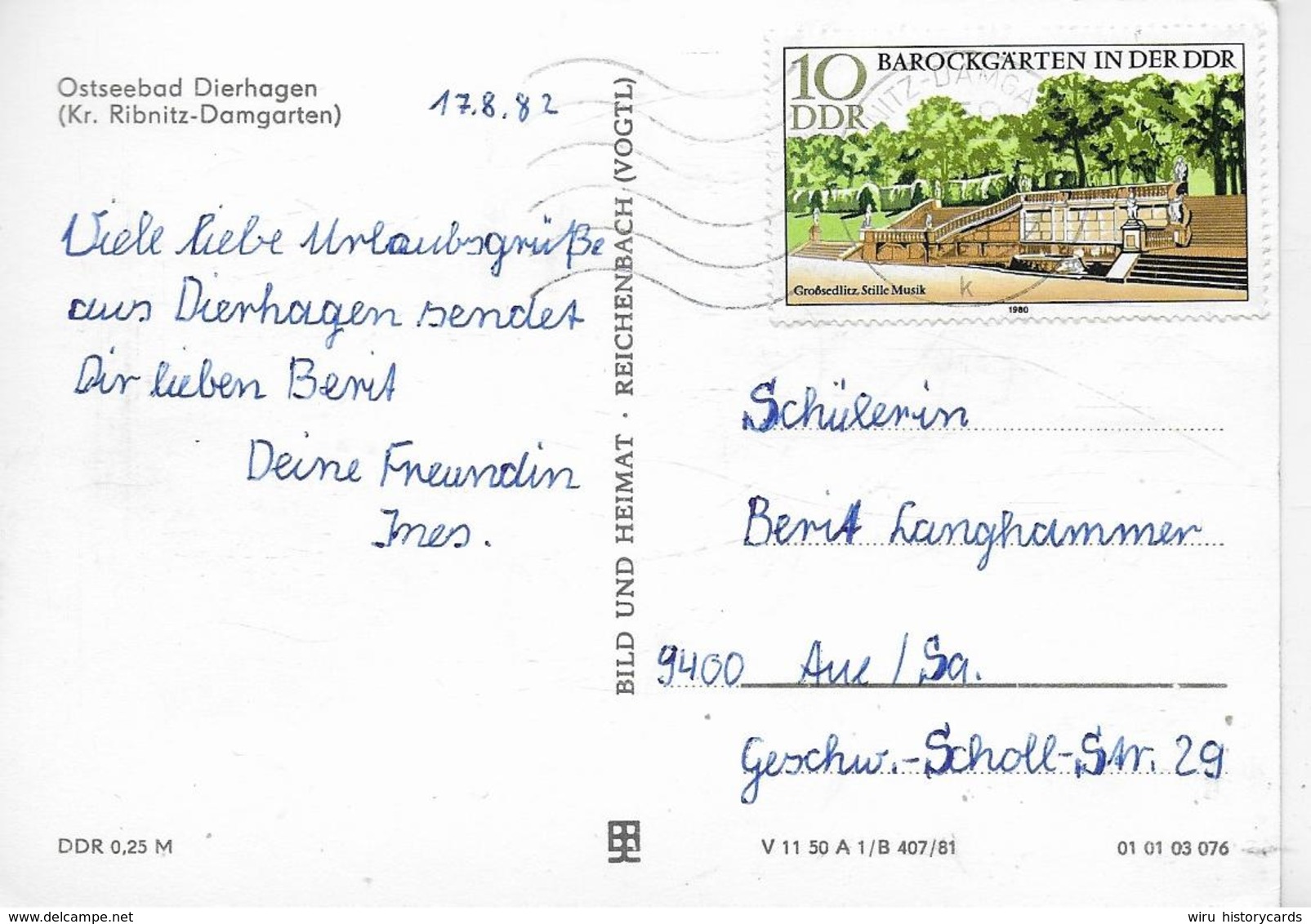 AK 0412  Ostseebad Dierhagen / Ostalgie , DDR Um 1981 - Ribnitz-Damgarten