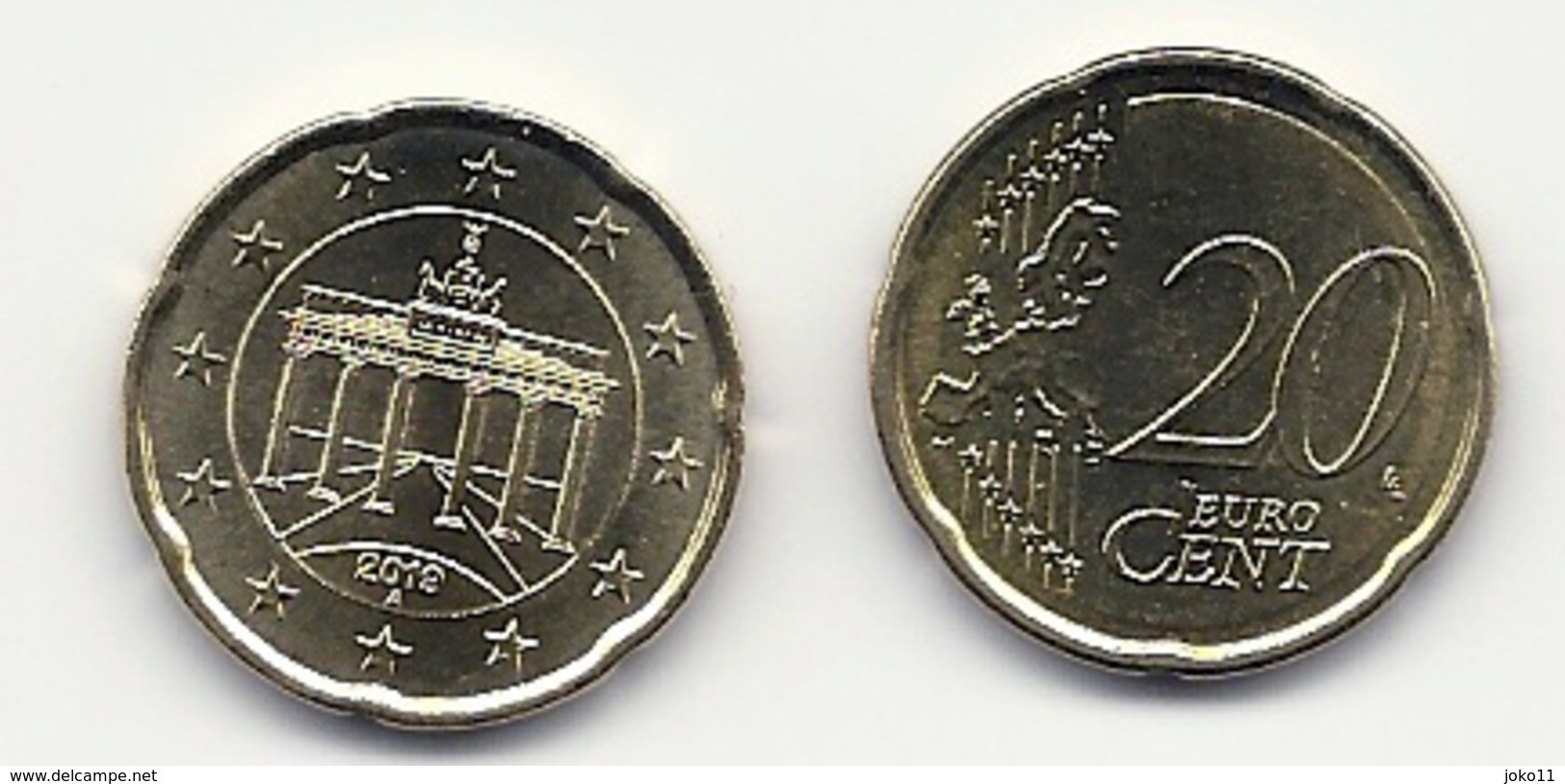 20 Cent, 2019,  Prägestätte (A),  Vz, Sehr Gut Erhaltene Umlaufmünzen - Germania