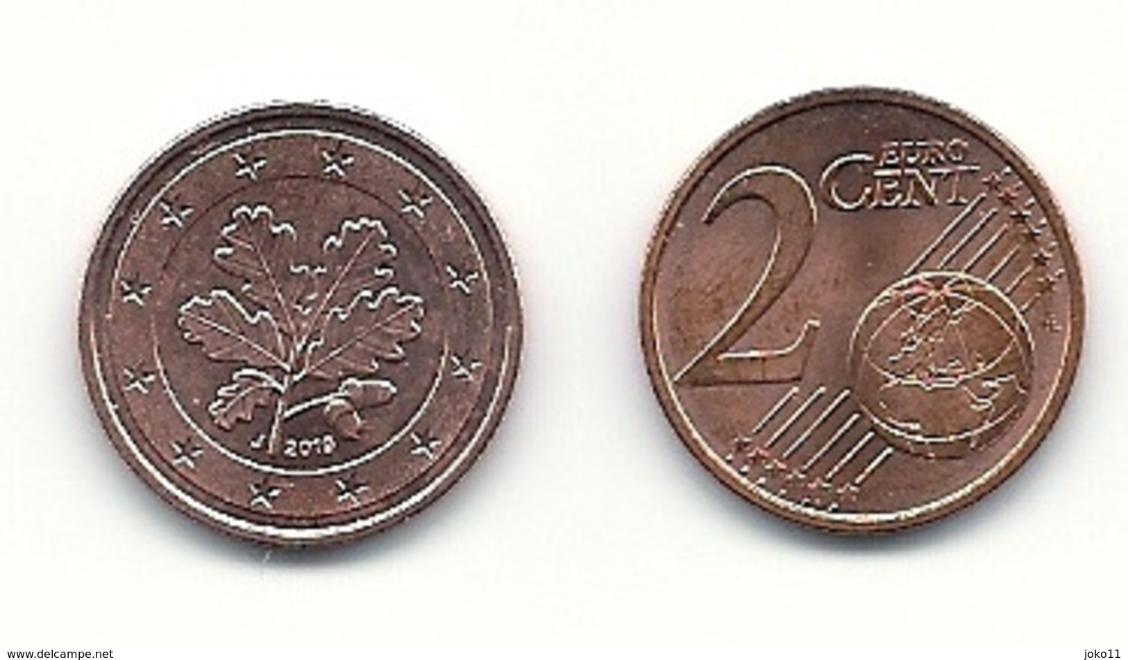 2 Cent, 2019,  Prägestätte (J),  Vz, Sehr Gut Erhaltene Umlaufmünzen - Deutschland