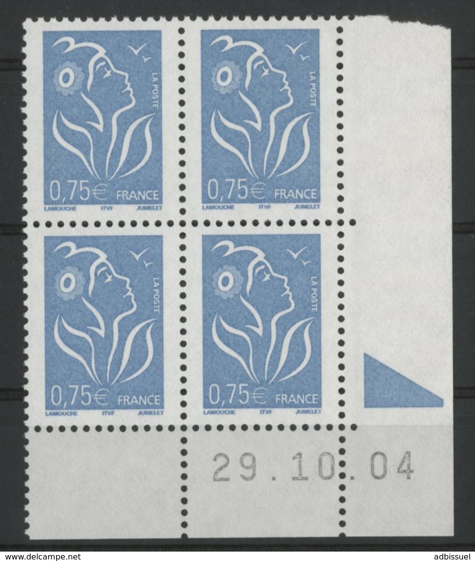 N° 3737 ** (MNH). Coin Daté Du 29/10/04. TB - 2000-2009