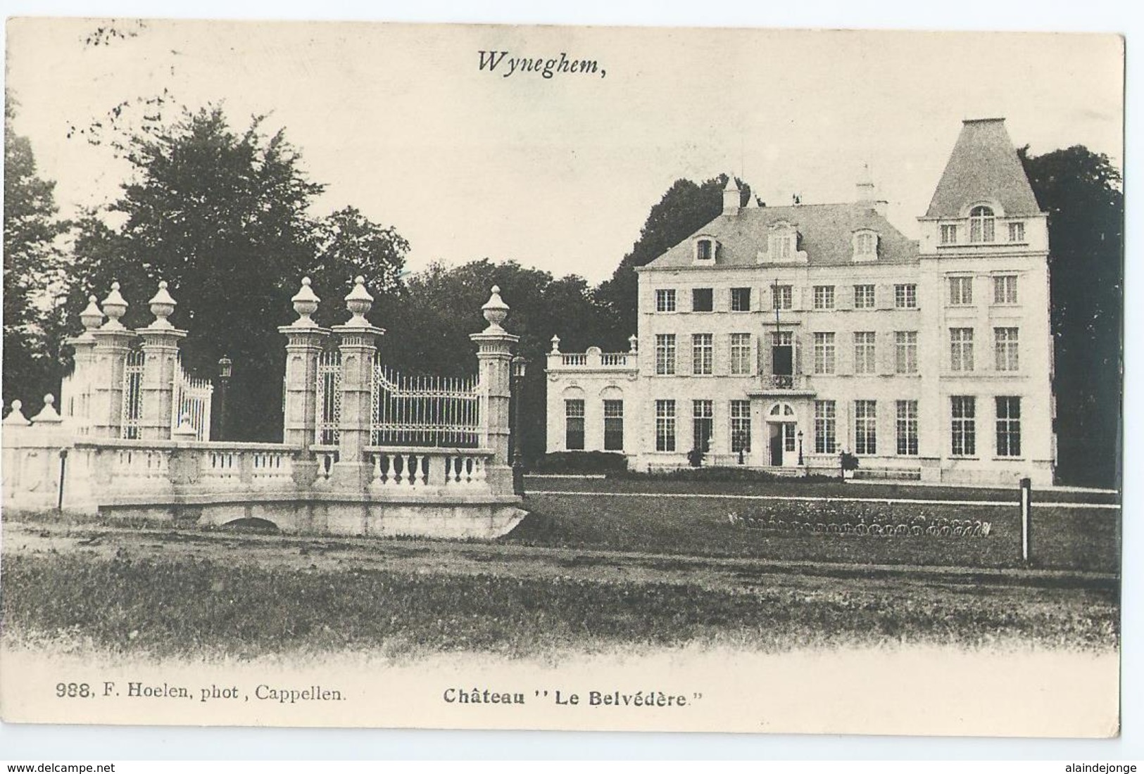 Wijnegem - Wyneghem - Château "Le Belvédère - 1905 - REPRO - Wijnegem