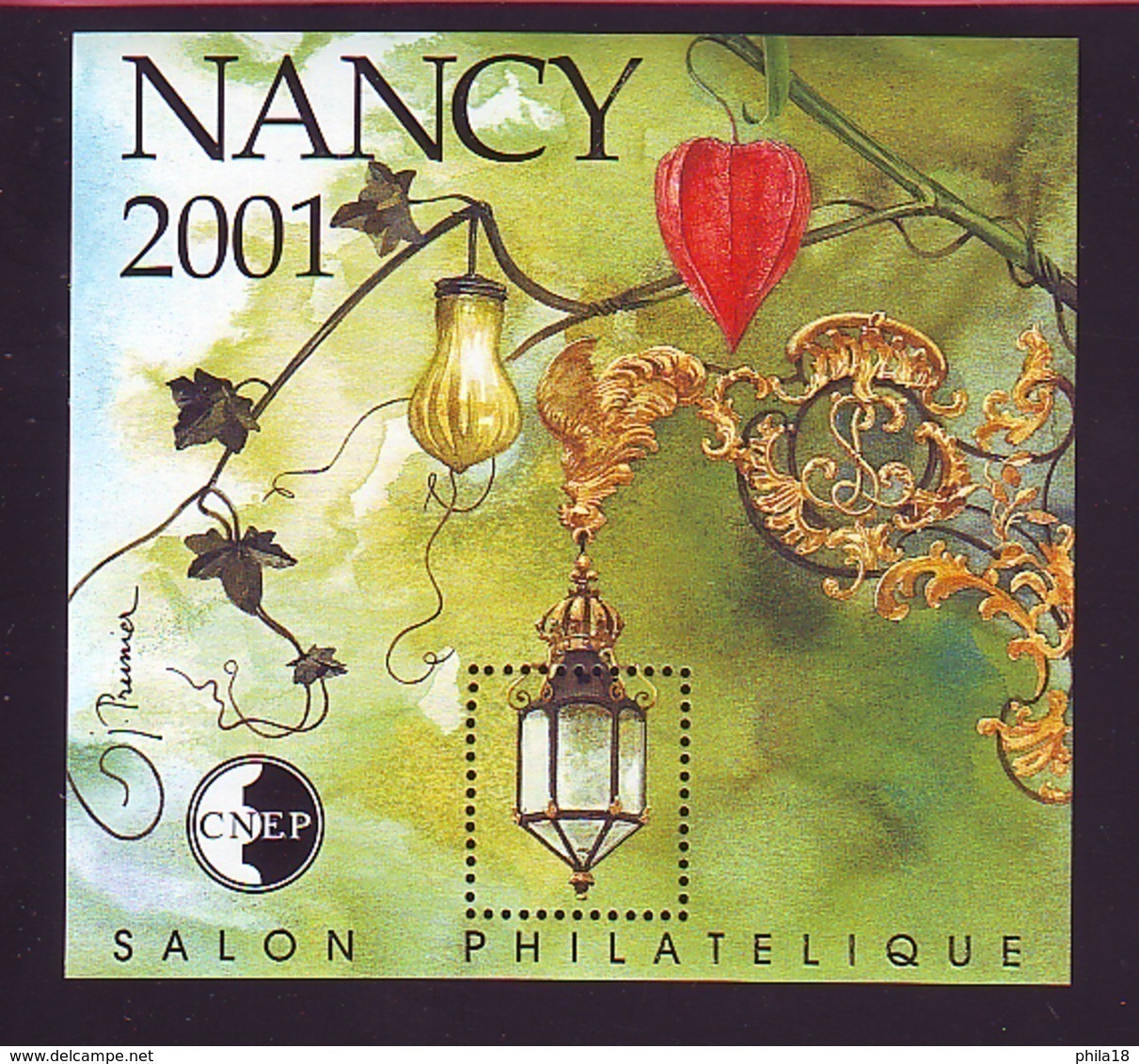 BLOC CNEP 2001 N° 33 - NANCY SALON PHILATELIQUE - CNEP