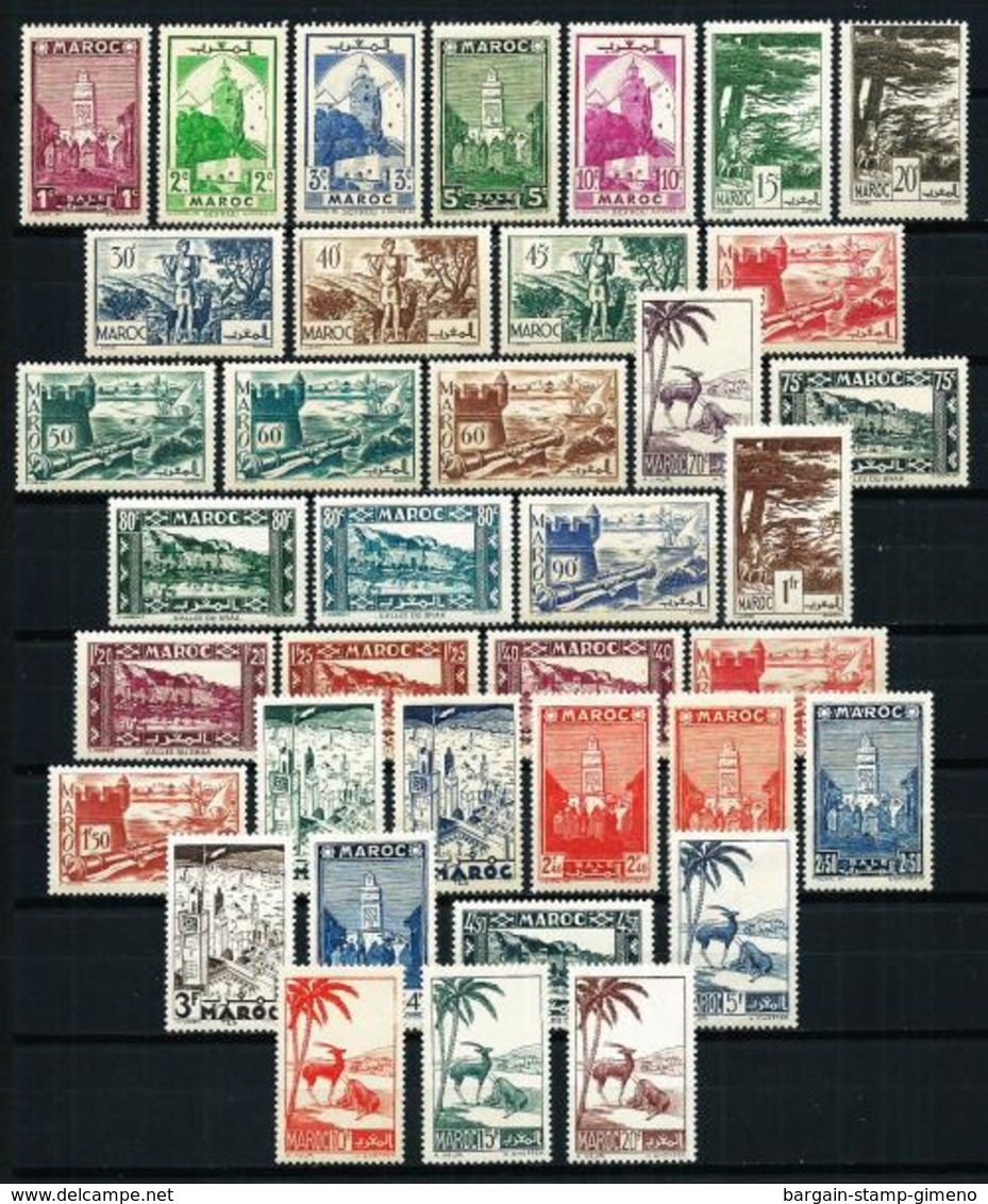 Marruecos (Francés) Nº 163/99 Nuevo* - Unused Stamps