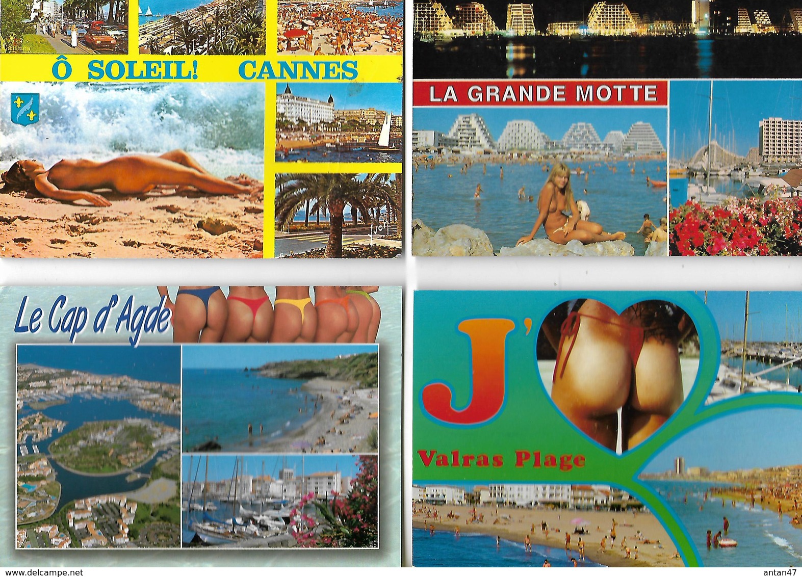 Lot De 27 Cartes, Pin-Ups Femmes à La Plage - Pin-Ups