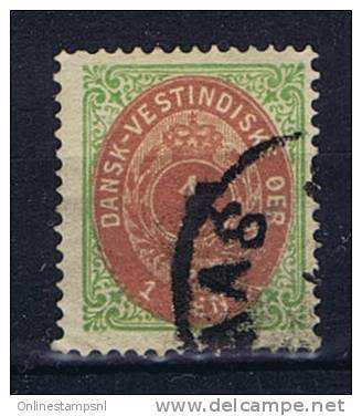 Danish West Indies: 1873, Mi 5 II B - Dänische Antillen (Westindien)