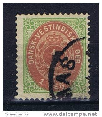 Danish West Indies: 1873, Mi 5 II B - Danemark (Antilles)