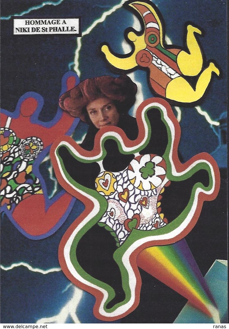 CPM Niki De Saint Phalle Tirage Limité Numéroté En 15 Exemplaires Signés Par JIHEL - Other & Unclassified