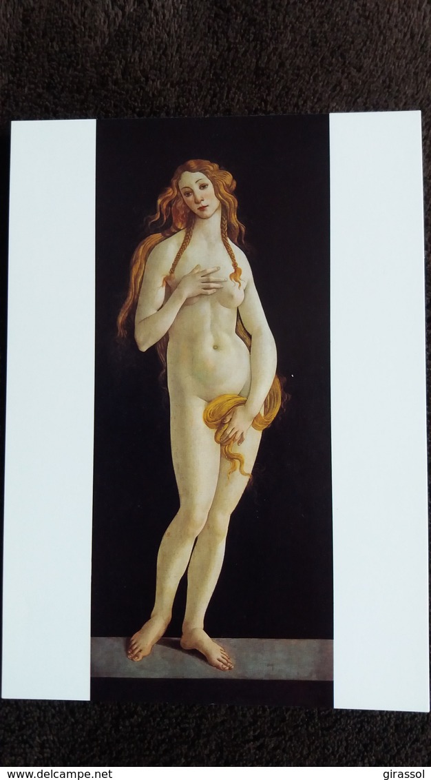 CPM ART TABLEAU BOTTICELLI VENUS NU NUE FOTO JORG P ANDERS ED VONTOBEL - Peintures & Tableaux