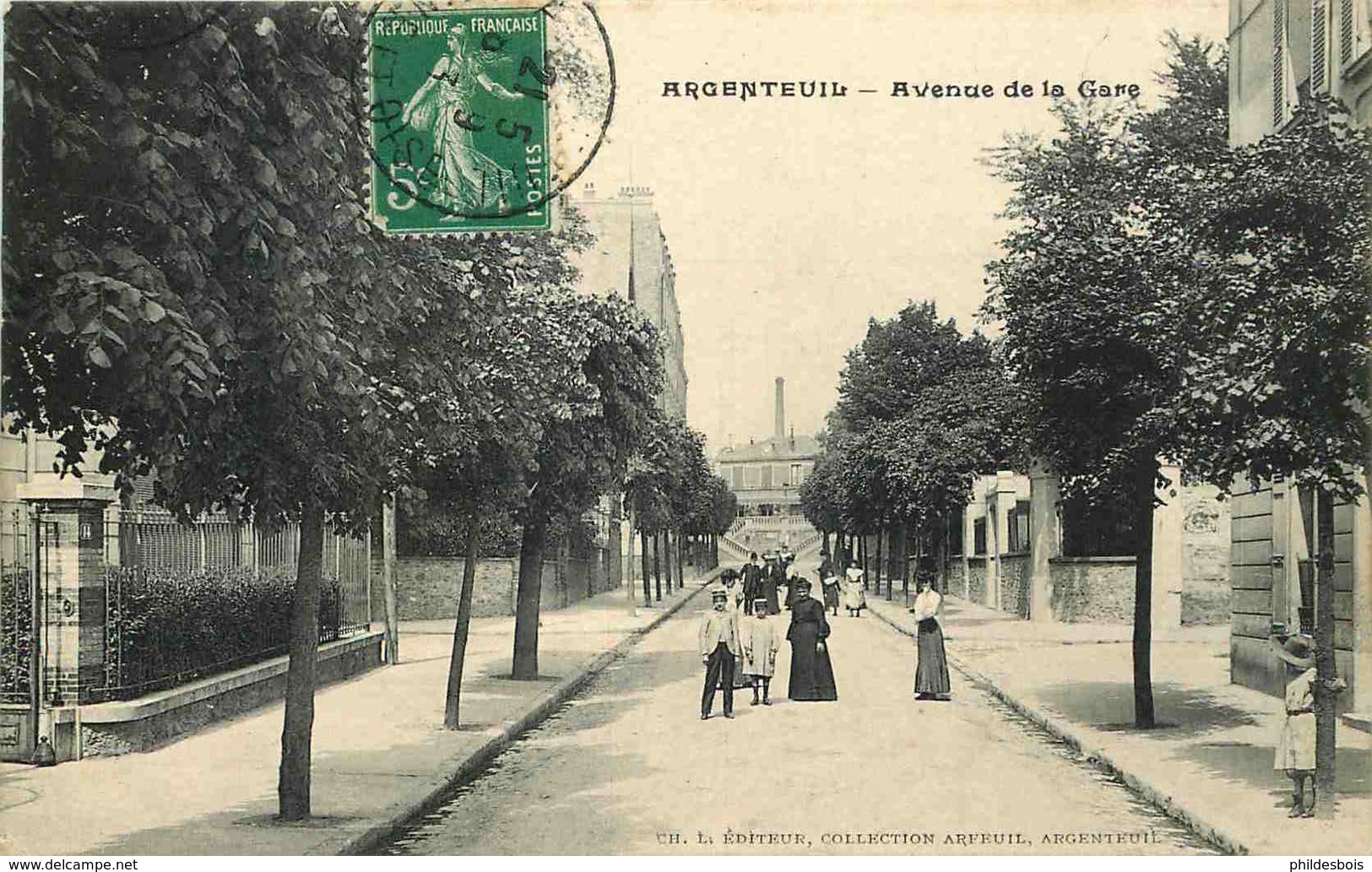 VAL D'OISE  ARGENTEUIL   Avenue De La Gare - Argenteuil