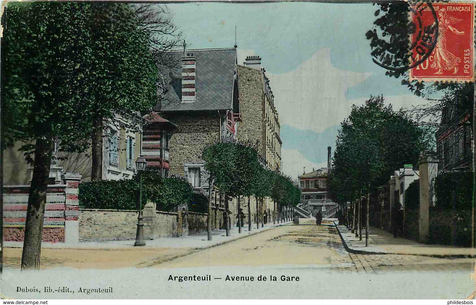 VAL D'OISE  ARGENTEUIL   Avenue De La Gare - Argenteuil