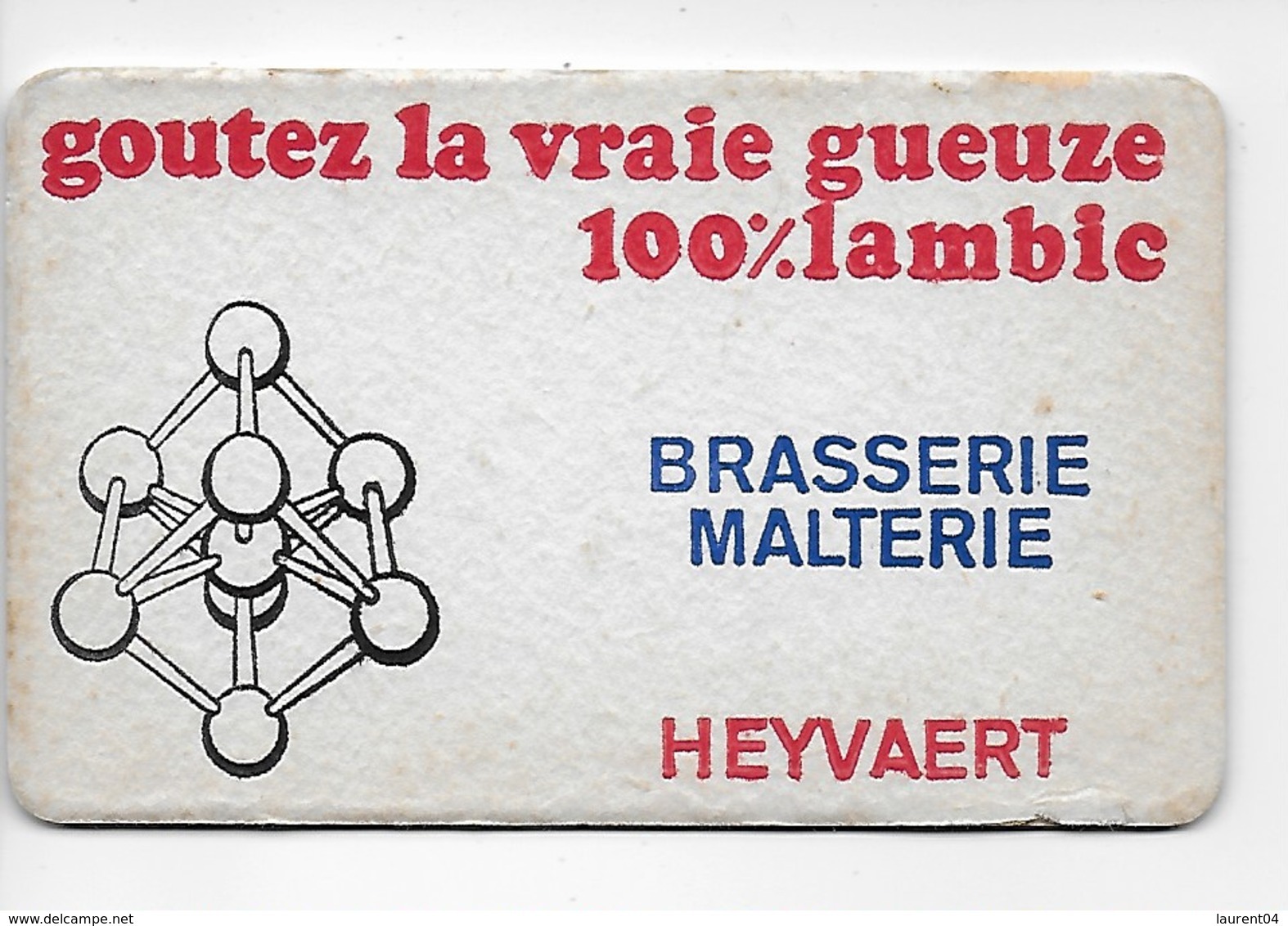 BRASSERIE MALTERIE HEYVAERT ASSE. KRIEK. GEUZE. RARE SOUS BOCK, EXPO 58 DOUBLE FACES - Asse