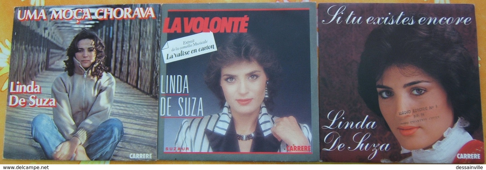 LINDA DE SUZA - Trois 45 Tours - Autres - Musique Française