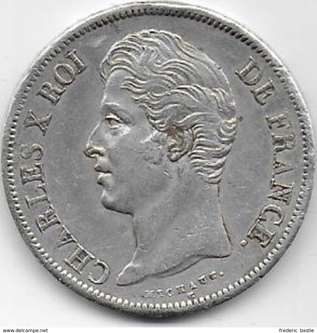 5 Fr CHARLES X  1829 M - 5 Francs