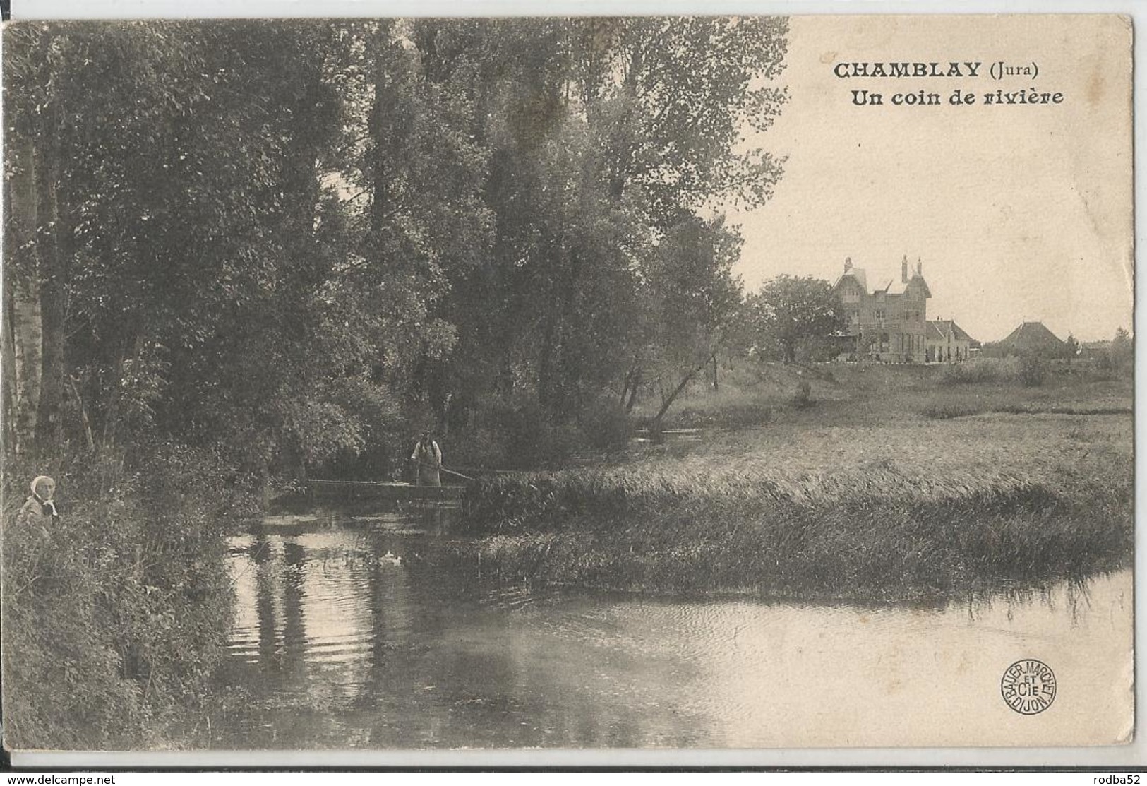 CPA - 39 - Chamblay - Jura  -  Un Coin De La Rivière - Altri & Non Classificati