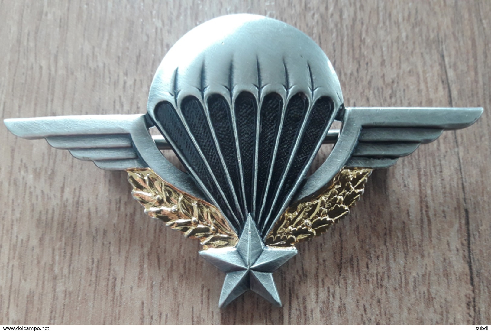 N° Insigne PARA Brevet Certificat Parachutiste Avec Numéro DRAGO - Navy