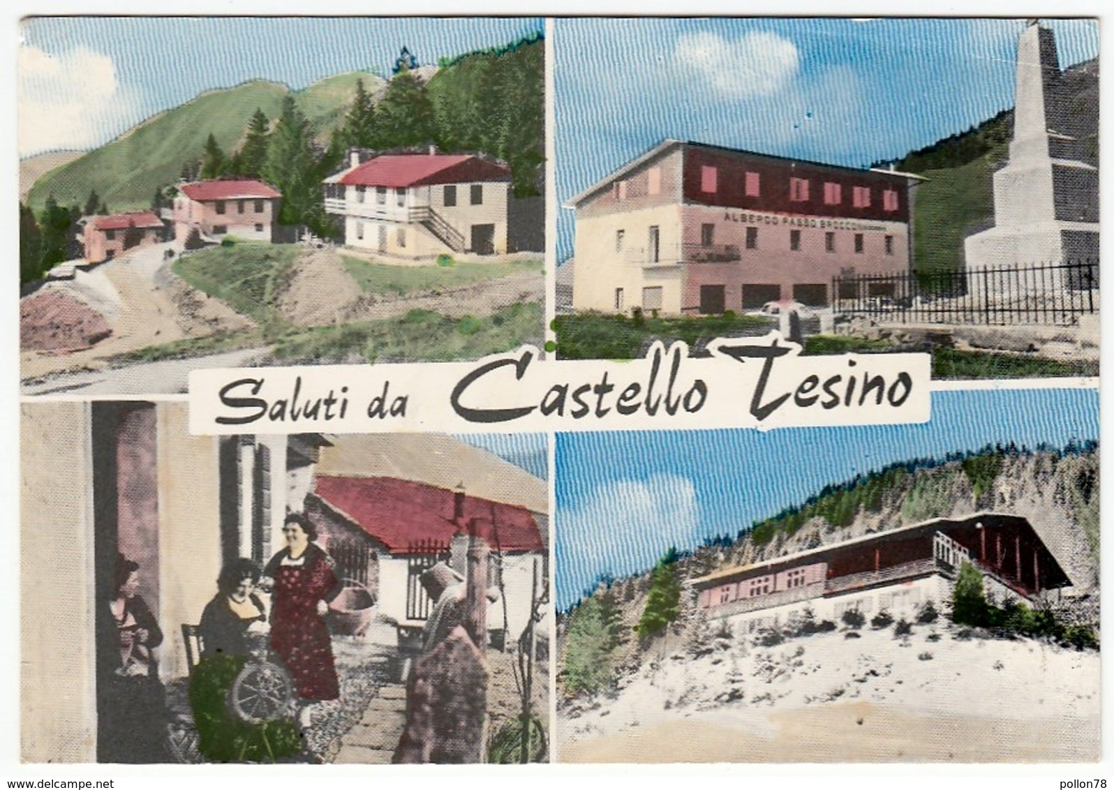 SALUTI DA CASTELLO TESINO - TRENTO - VEDUTE - Trento