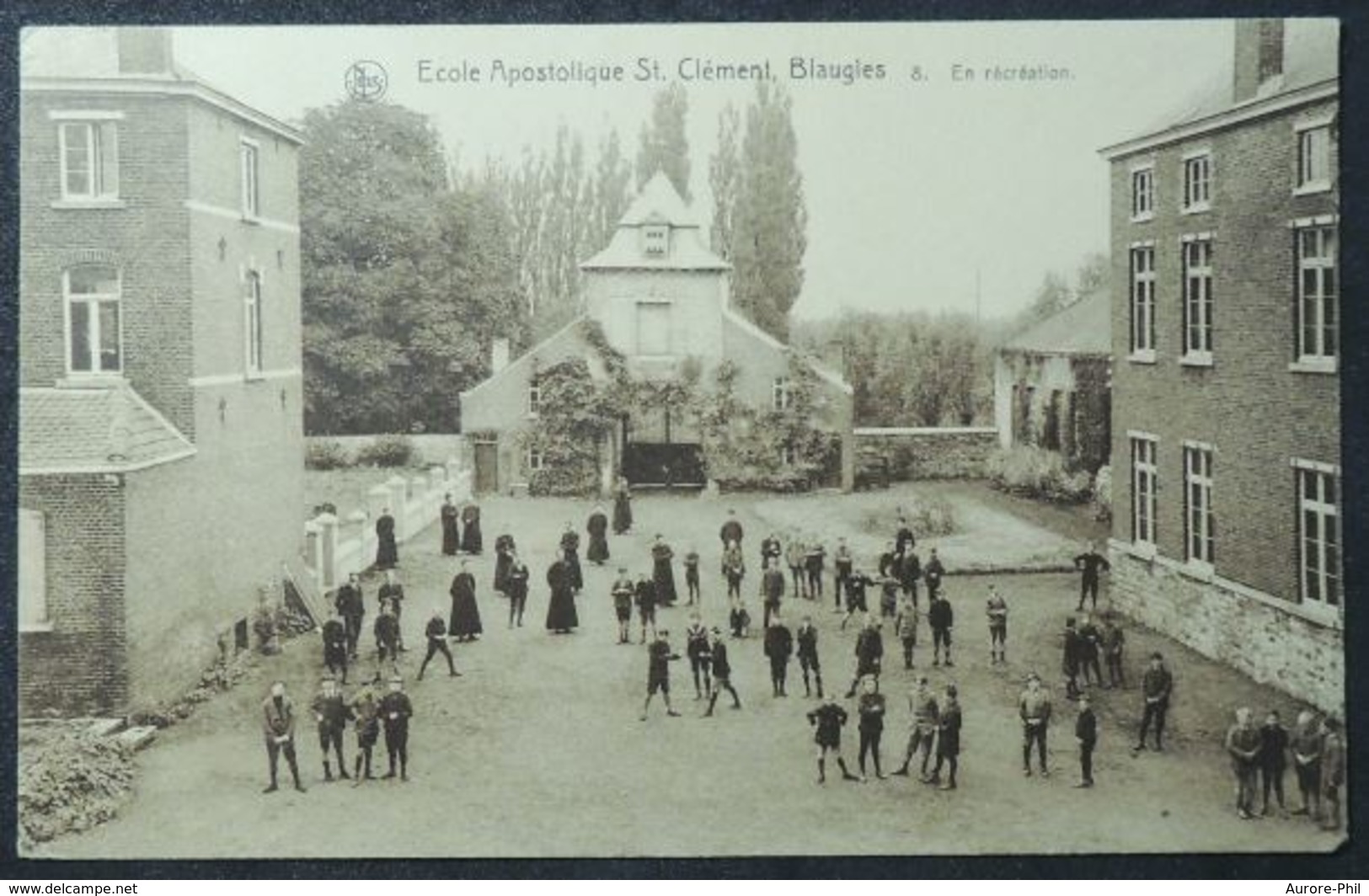 Blaugies Ecole Apostolique St. Clément En Récréation - Dour