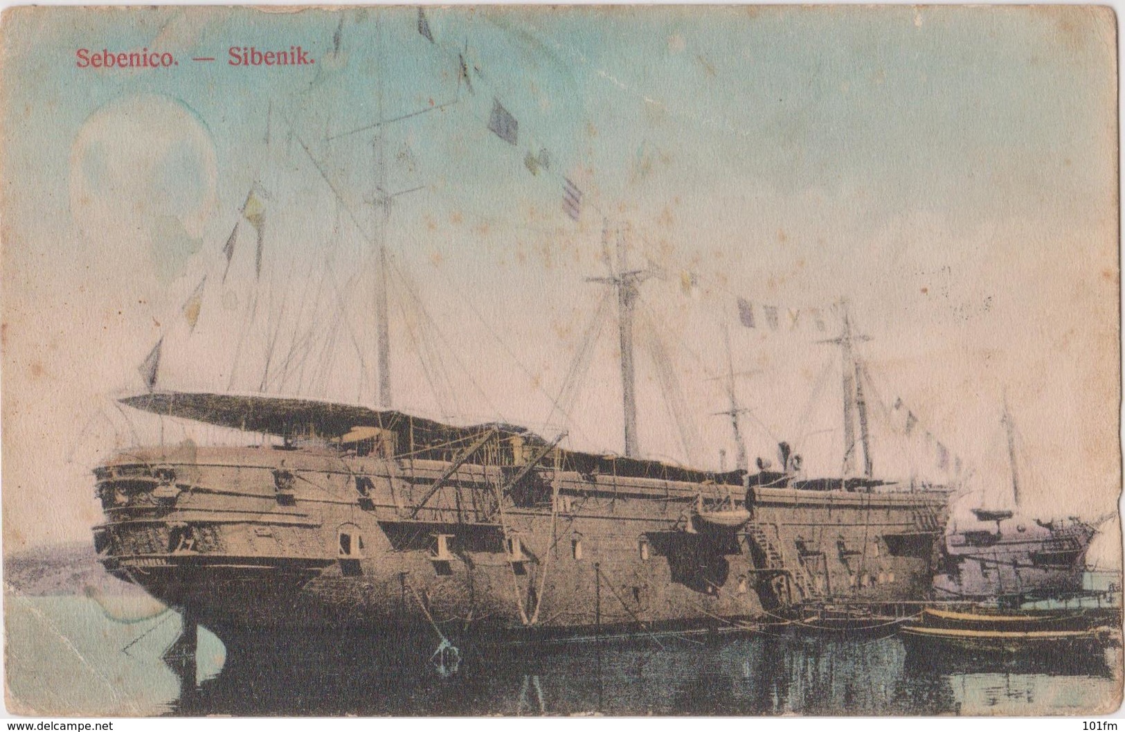 S.M.S. SCHWARZENBERG JUNGEN-SCHULLSCHIFF ŠIBENIK SEBENICO SKOLSKI BROD - SCHWARZEBERG - Croatie