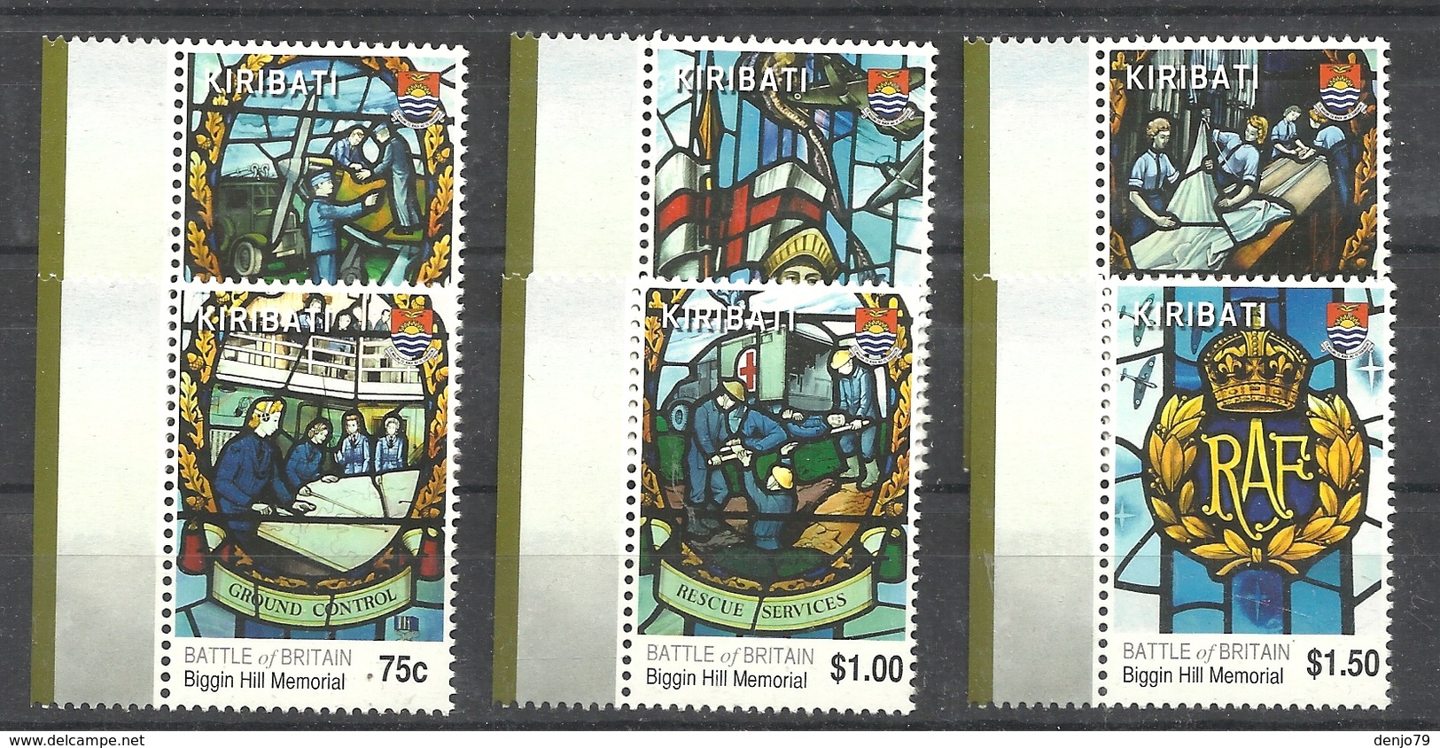 KIRIBATI 2010 BATTLE OF BRITAIN SET MNH - Kiribati (1979-...)