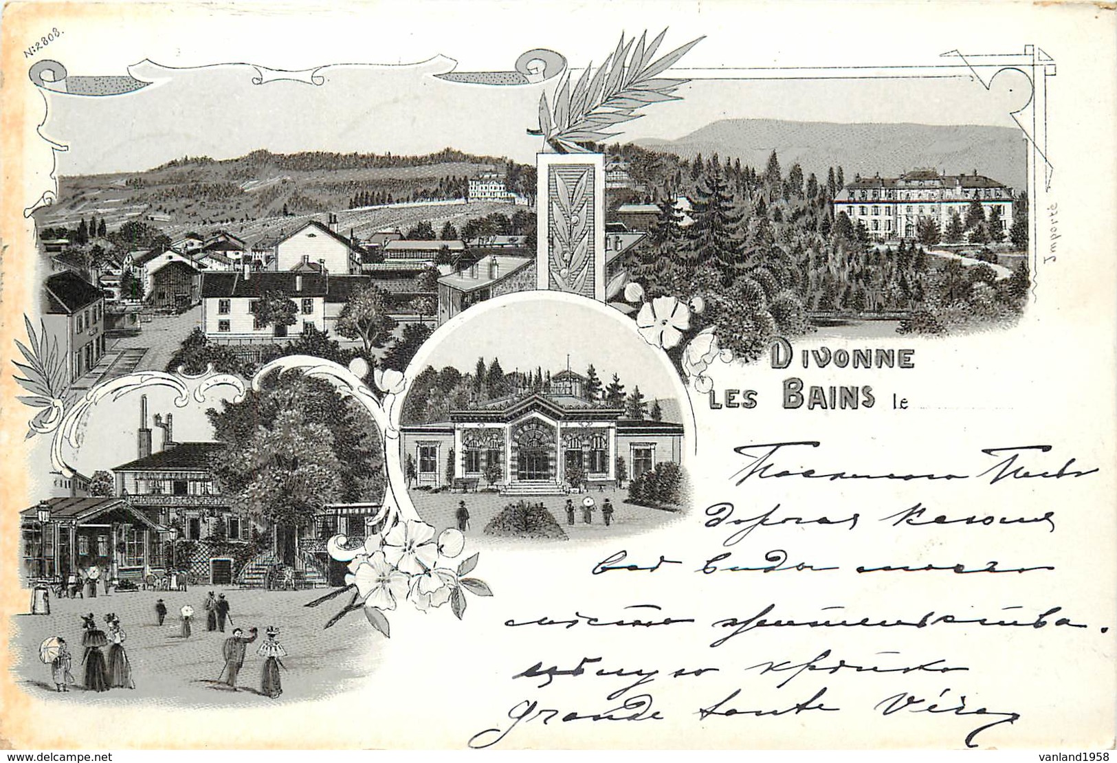 DIVONNE Les BAINS-1899 - Divonne Les Bains