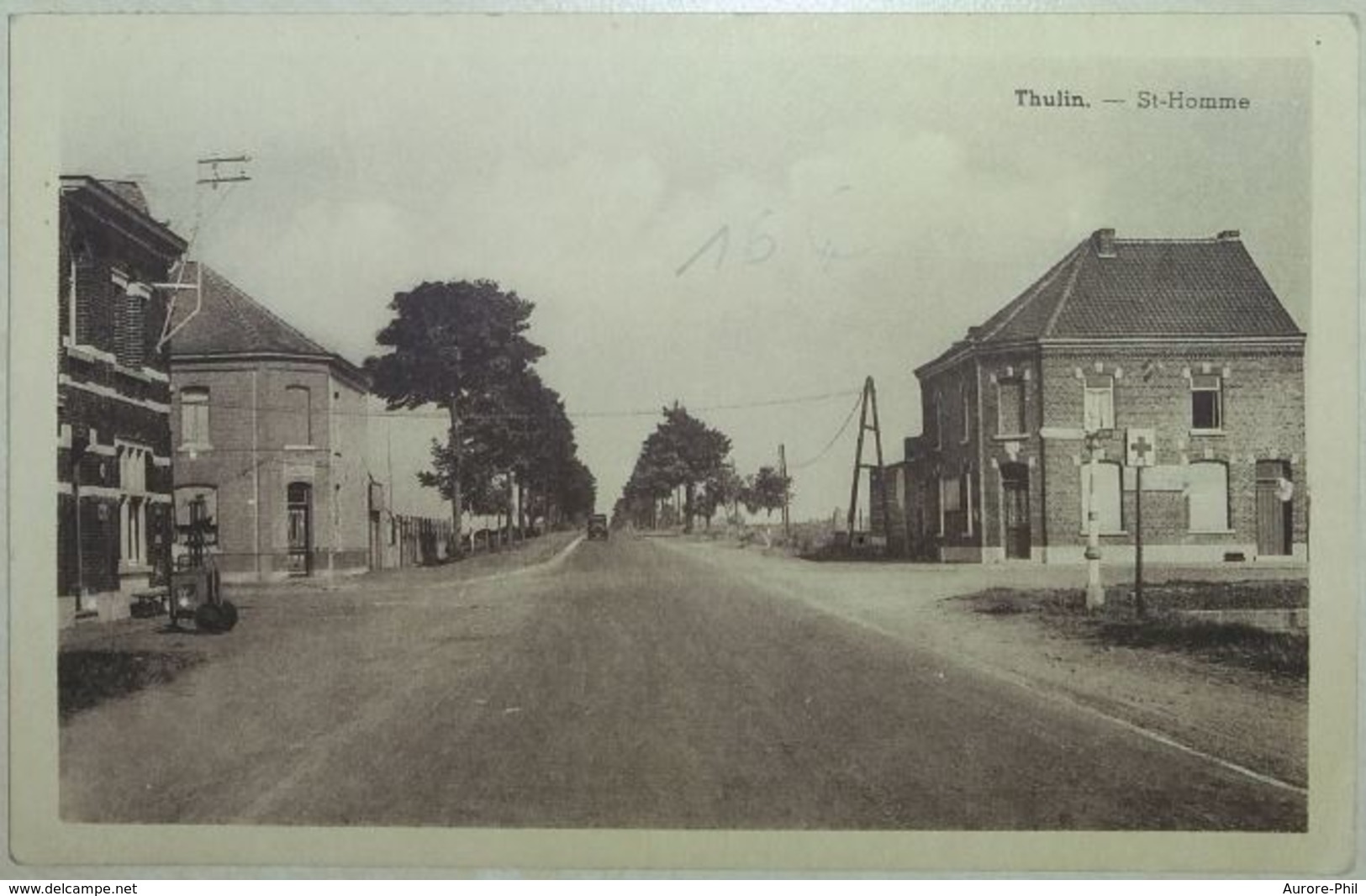 Thulin Saint-Homme (Automobile, Pompe à Essence Sur La Gauche?) - Hensies