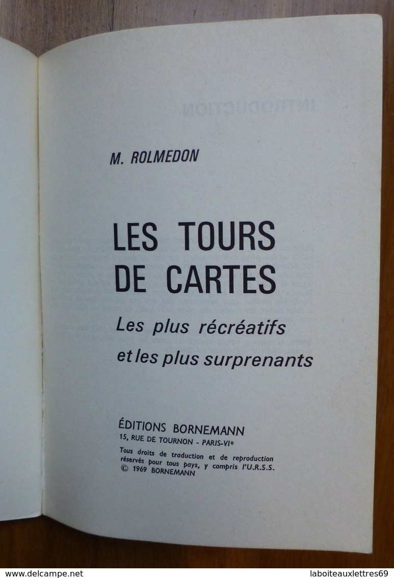 4 LIVRES PRESTIDIGITATION-LES TOURS DE CARTES-LES ILLUSIONNISTES-CANASTA-TOURS - Giochi Di Società