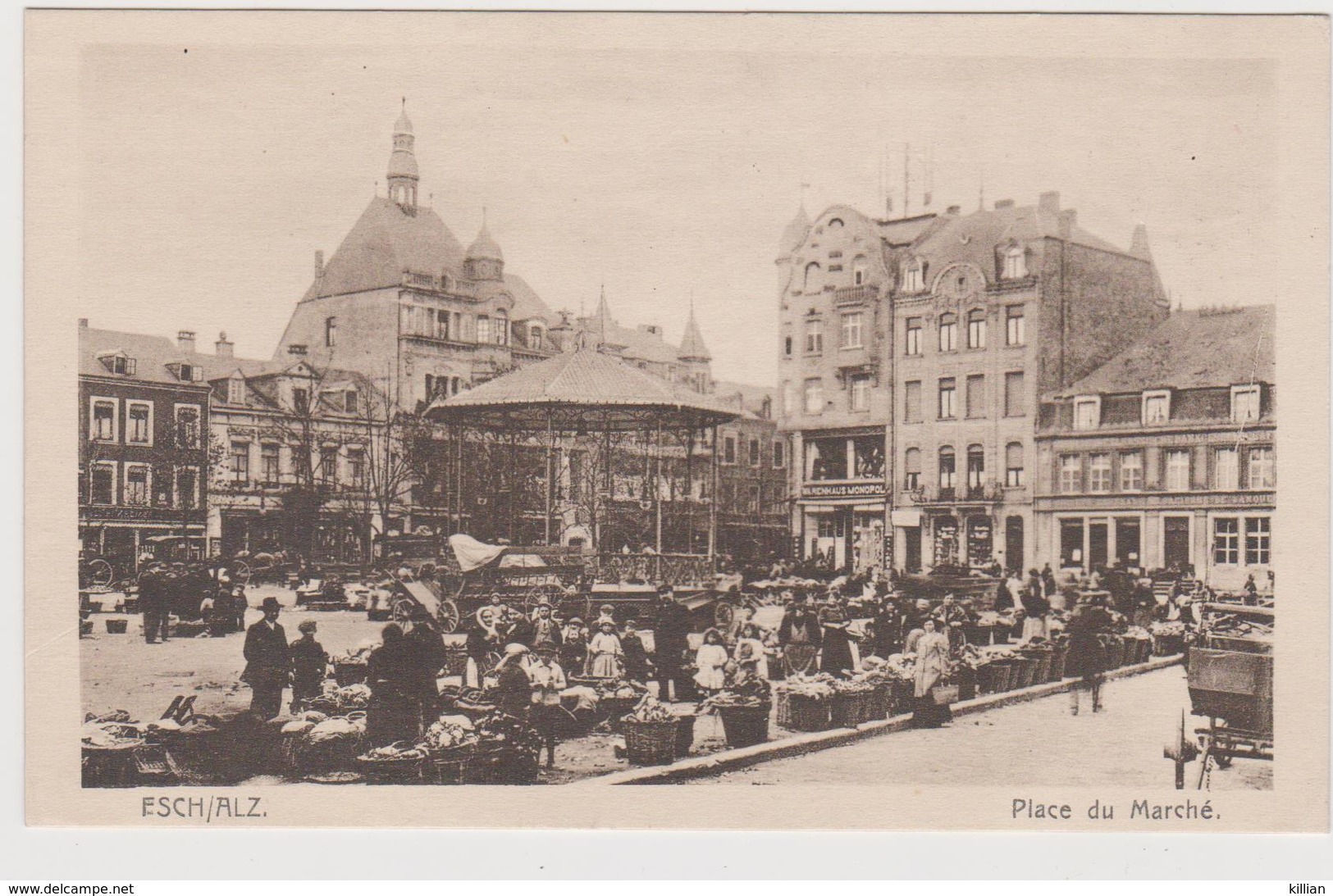 Luxembourg  Esch Sur Alz Place Du Marché (rare) - Esch-sur-Alzette