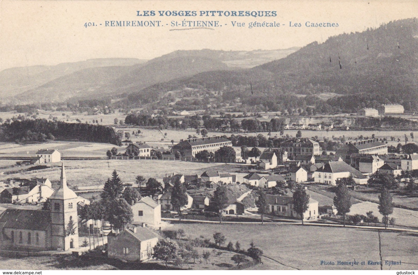 Vosges - Remiremont - St-Etienne - Vue Générale - Les Casernes - Saint Etienne De Remiremont