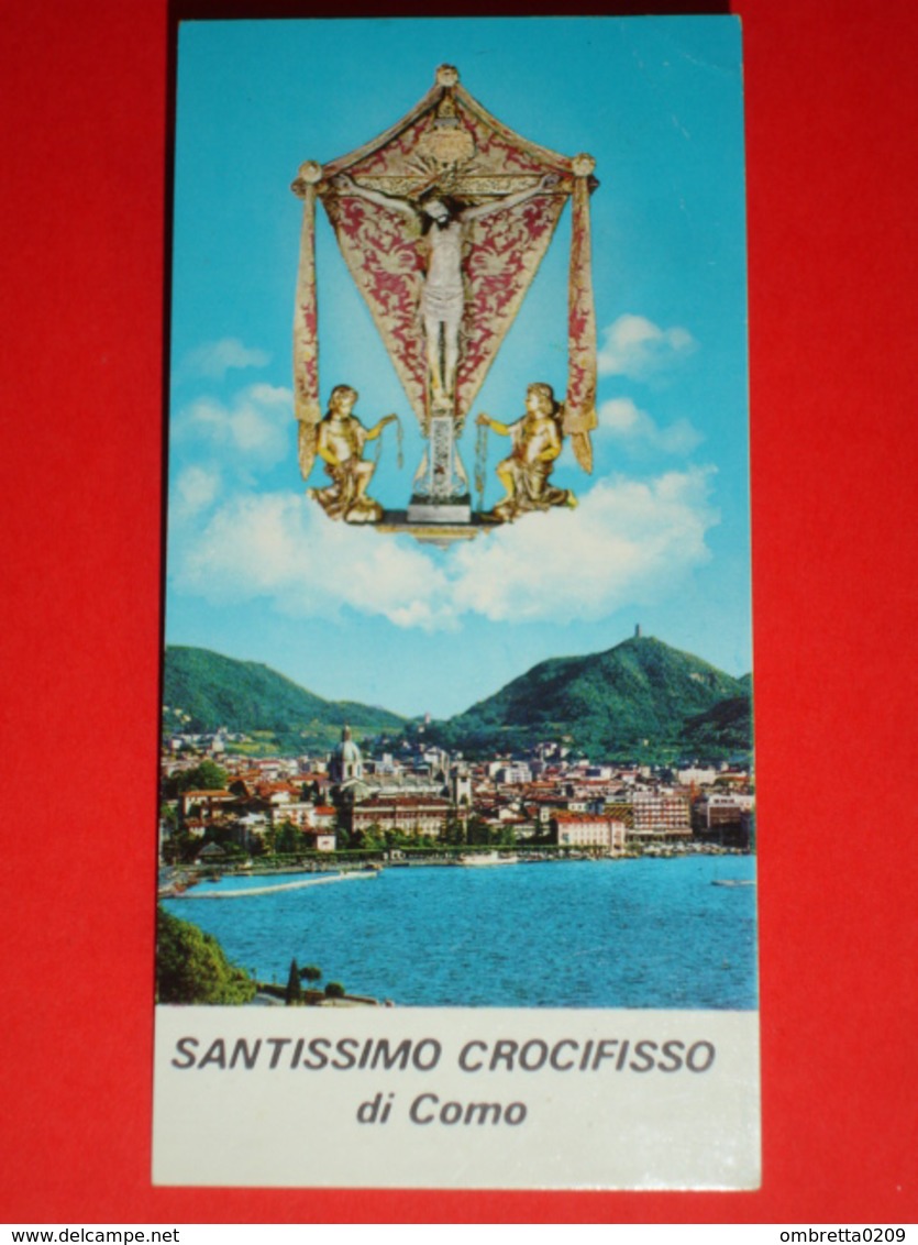 SS.CROCIFISSO Di COMO Veduta Lago   - Santino - Santini