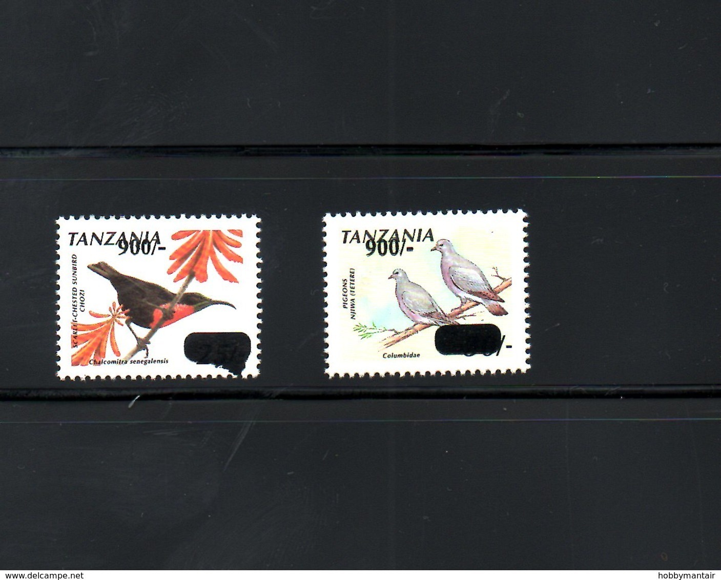 TANZANIA ,2011, BIRDS,  O/P Of NEW VALUE, 2v.MNH**RARE! - Autres & Non Classés